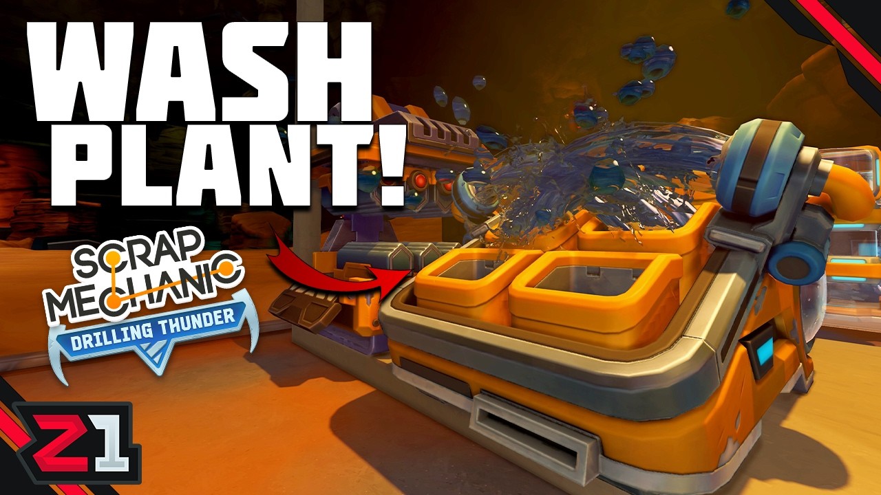 Building the ULTIMATE Automated Mining Base To Process ORES! Scrap Mechanic Drilling Thunder [E10]