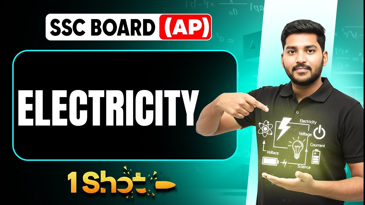 Electricity in 1 Shot | Science in Telugu | Class 10 AP Board
