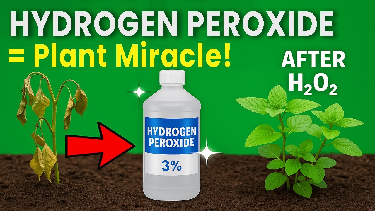 Удивительная правда об использовании перекиси водорода в саду, о которой вам никто не расскажет.