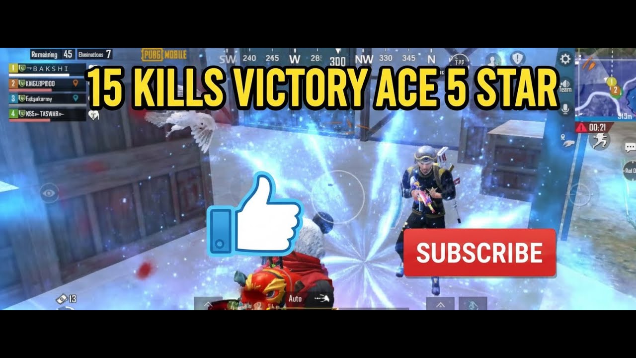 Ace 5 Star Lobby | 15 KILLS VICTORY! 🏆| PUBG-MOBILE |