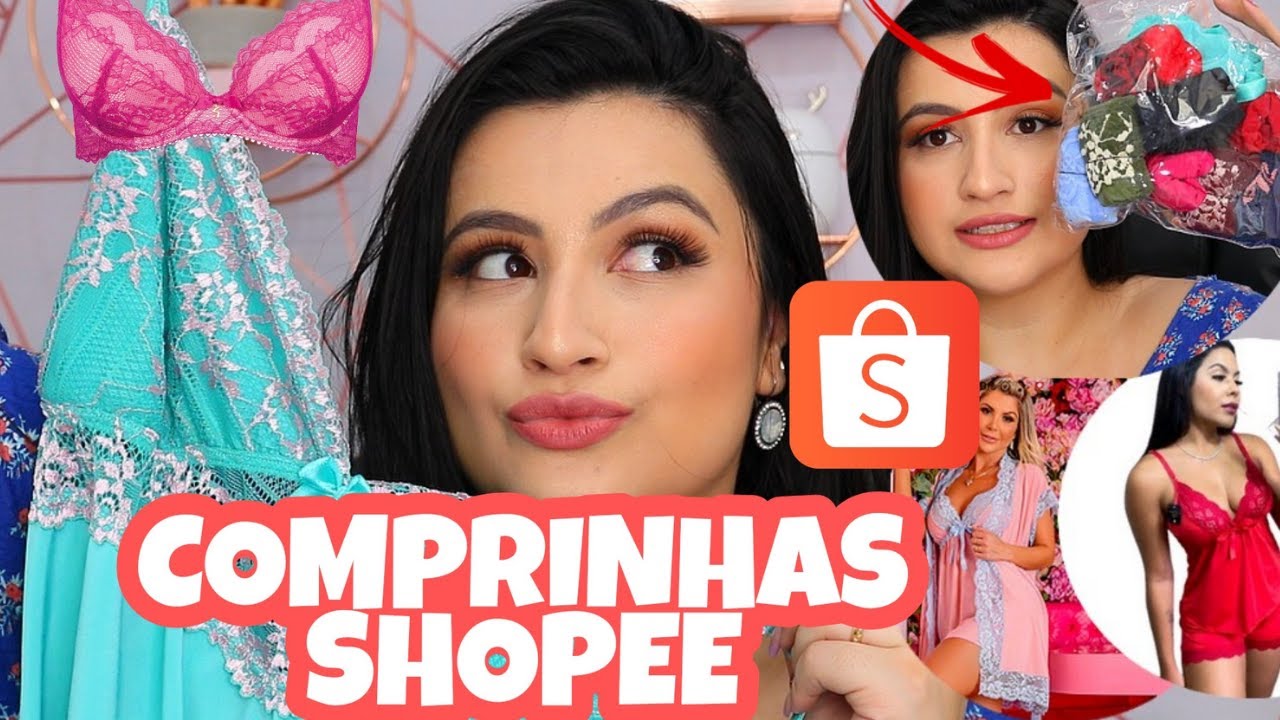*É DE QUALIDADE?* COMPREI PIJAMAS/LINGERIE NA *SHOPEE*
