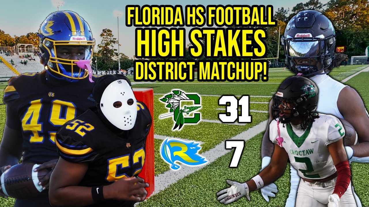 Choctaw Dominates Rickards in District Matchup | Florida High School Football #HighSchoolFootball