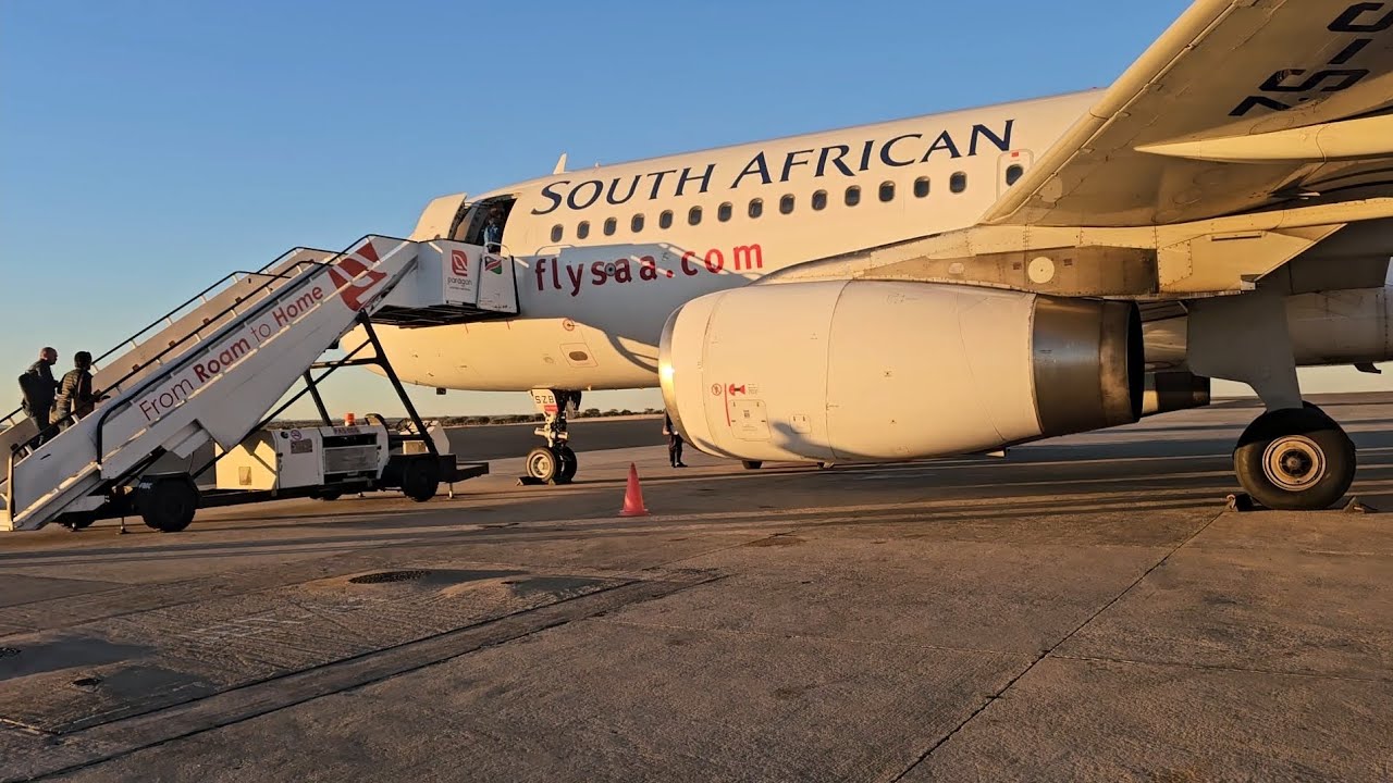 South African Airways SAA | Windhoek to Johannesburg | Vlog