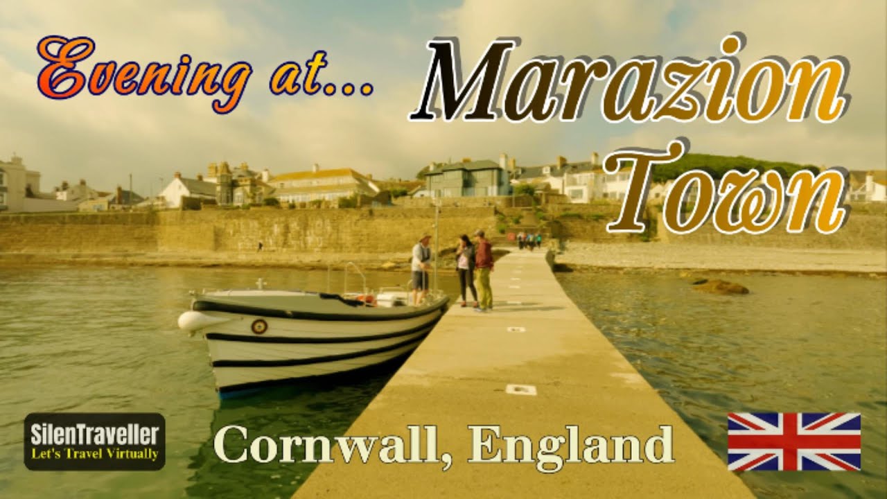 Evening at Marazion Town | Boat Ride & Walking Tour | Cornwall, UK
