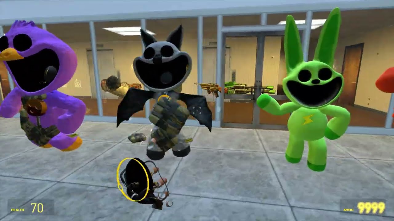 I Found Huggy Wuggy cursed From Poppy Playtime 3 And Other Monsters | GARRY'S MOD