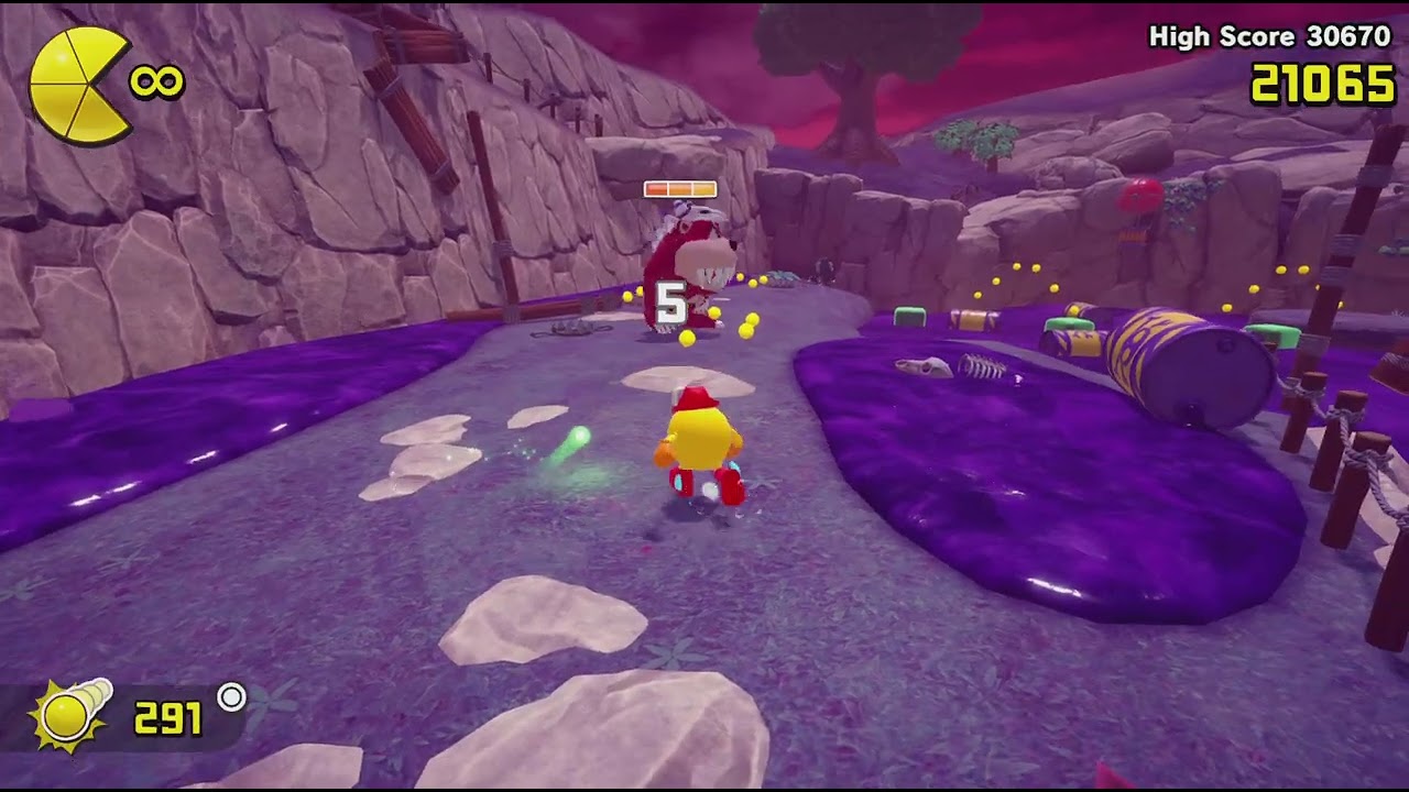 PAC MAN WORLD 2 Re PAC (Deadly Poisonous Meadows) (The Bear Basics)(Pac-Knight)