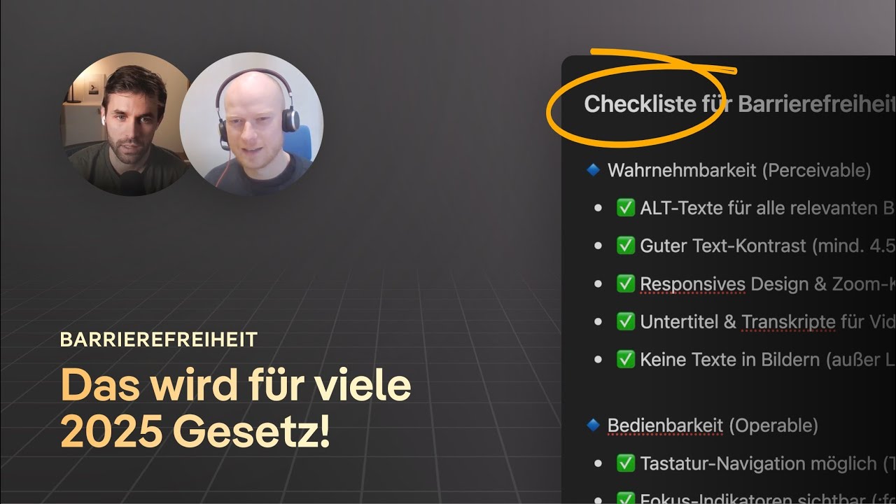 Barrierefreiheit für Websites: Das wird 2025 pflicht [+ Checkliste]