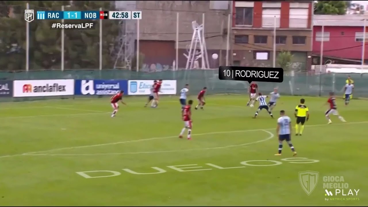 Videoan&aacute;lisis Baltasar Rodr&iacute;guez- Racing U20 - Gioca Meglio