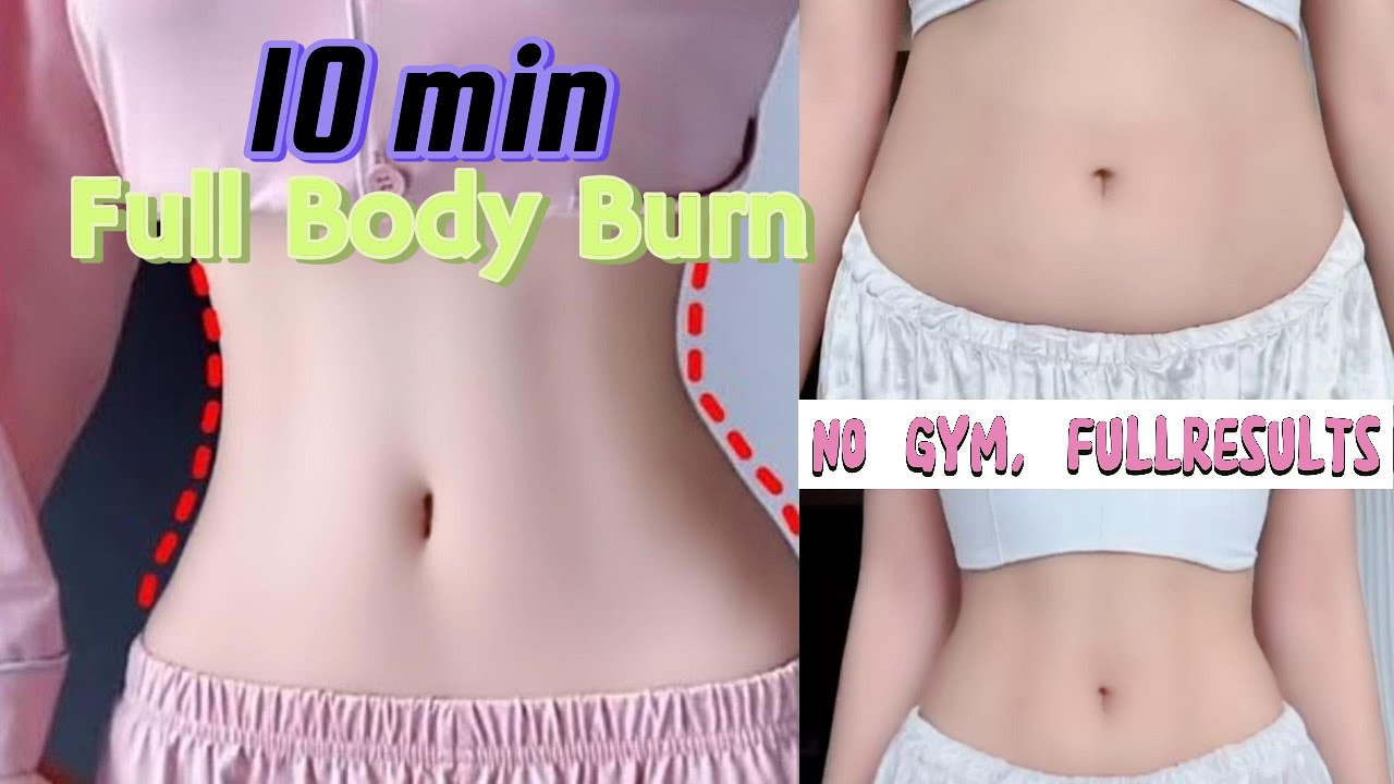 10 Min FULL BODY Burn at Home | No gym, Full Results | Home Fitness Challenge #exercises