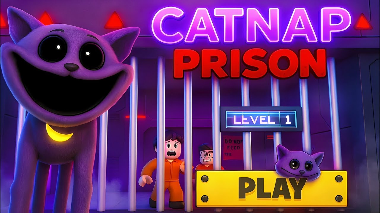 [NEW!] CATNAP PRISON RUN! (OBBY) = ROBLOX GAMER