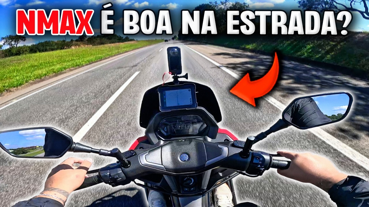 A NMAX 2025 É BOA PARA PEGAR ESTRADA? FIZ O TESTE!