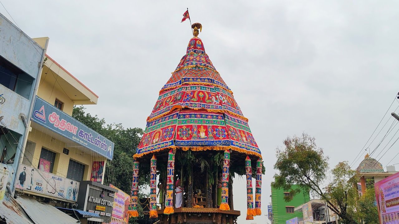 தைப்பூசம் தேரோட்டம் திருவிழா திருச்செங்கோடு அருள்மிகு ஆறுமுகசாமி திருக்கோயில் தரிசனம் 