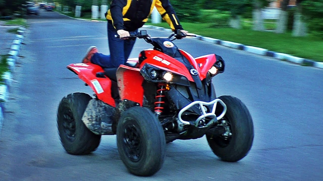 BRP Renegade 570 обзор и тест-драйв квадроцикла / review and test drive