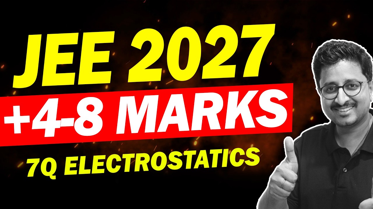 JEE 2026 - Electrostatics 7 Expected Ques (Part 1)🔥 | +4 to 8 Marks in Physics | Eduniti | Mohit Sir