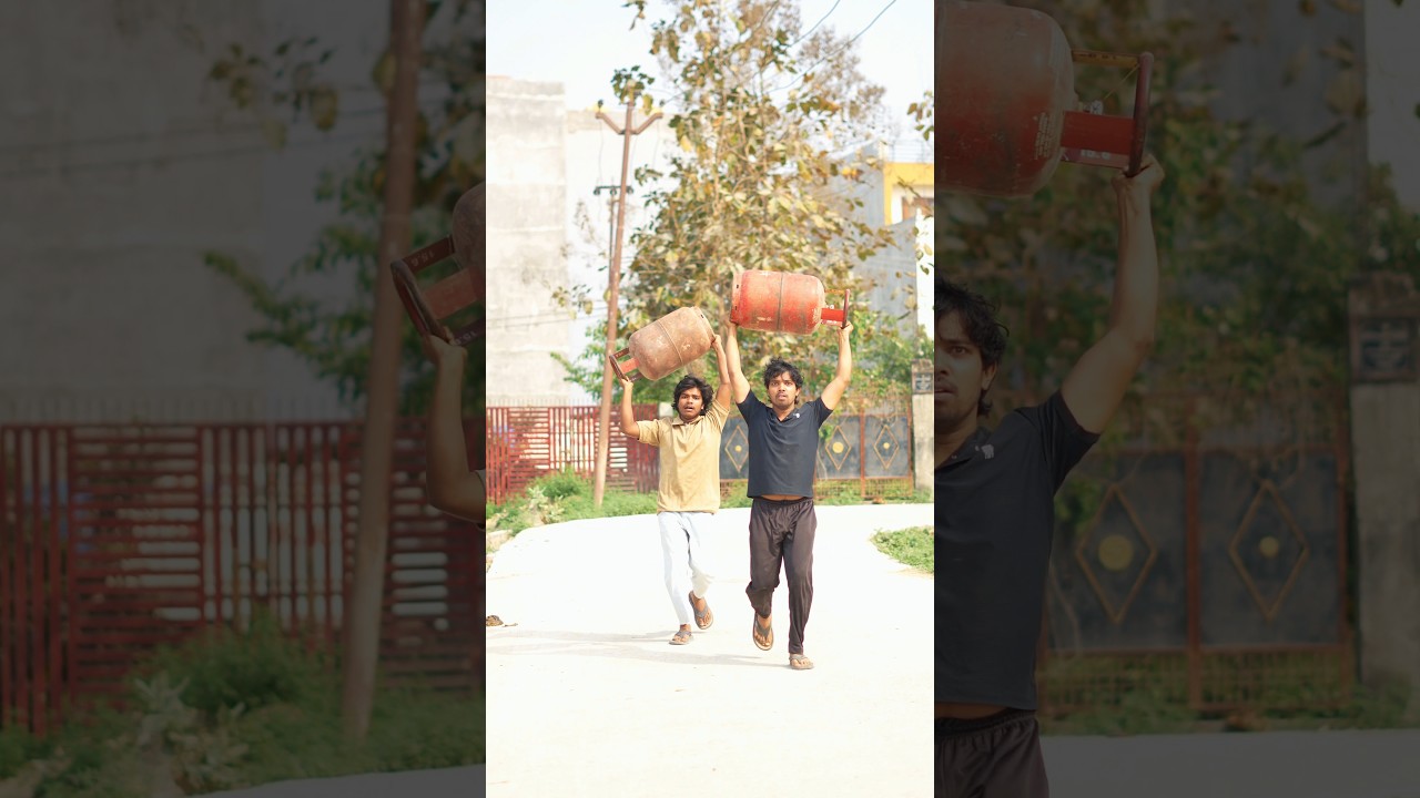 Gas cylinder  | LPG Khatam 🤯😂 #shorts #comedy #foolboys