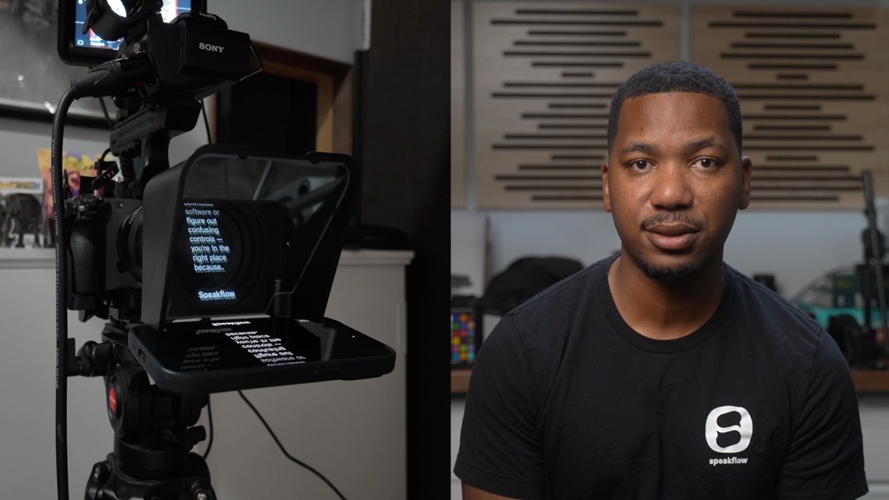 Teleprompter that follows your voice