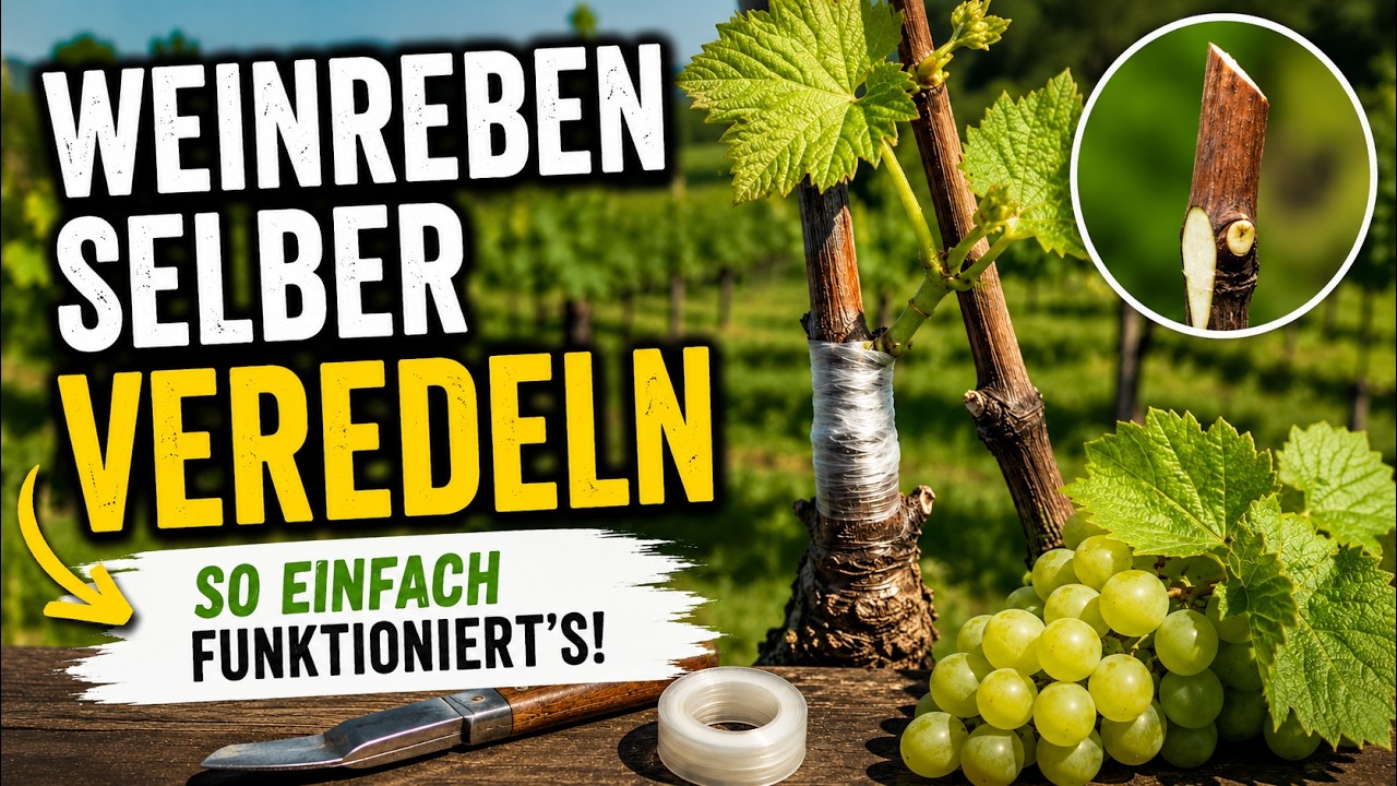 Wie Weinreben selber veredeln? | Veredelung von Wein ganz einfach