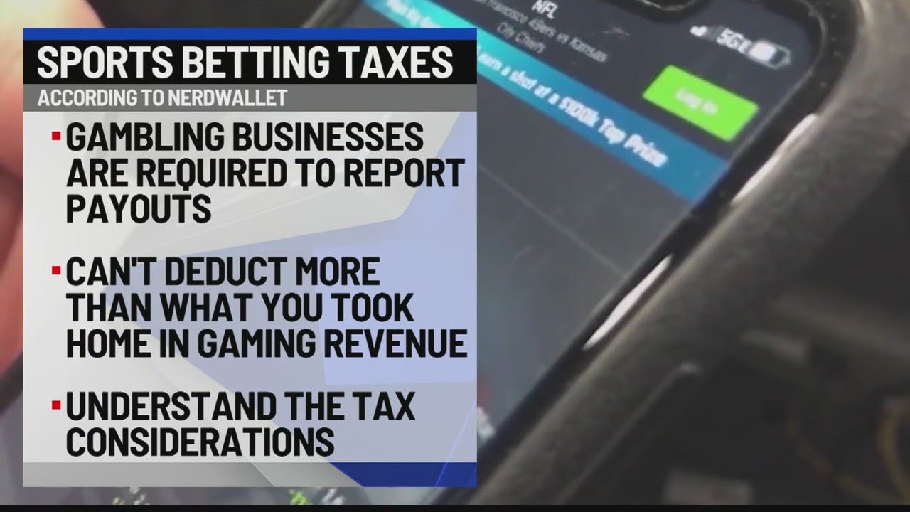 Sports betting taxes