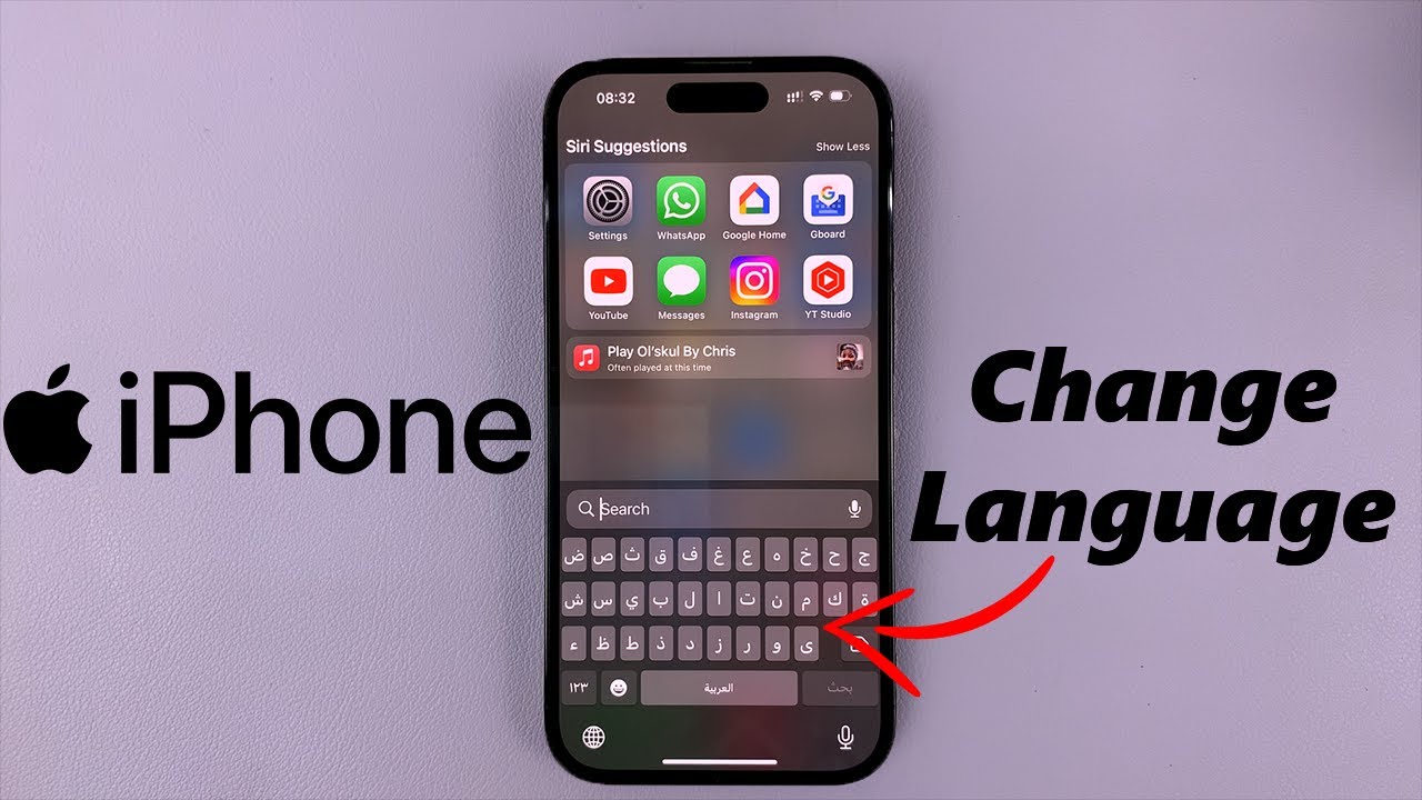 Как изменить (переключить) язык на клавиатуре iPhone