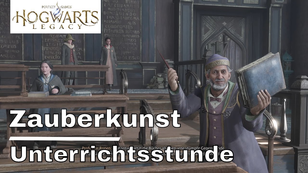 Hogwarts Legacy 🧙🏻‍♂️ - Unterrichtsstunde: Zauberkunst - Erster Tag in Hogwarts