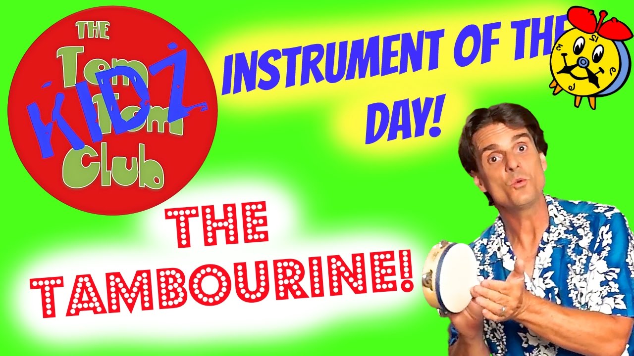 Instruments For Kids | Musically Played Tambourine for Preschoolers