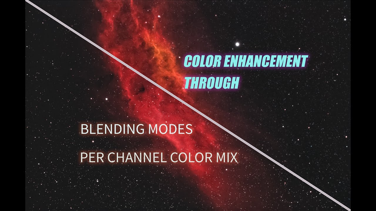 Astrophotography Processing Color Enhancement