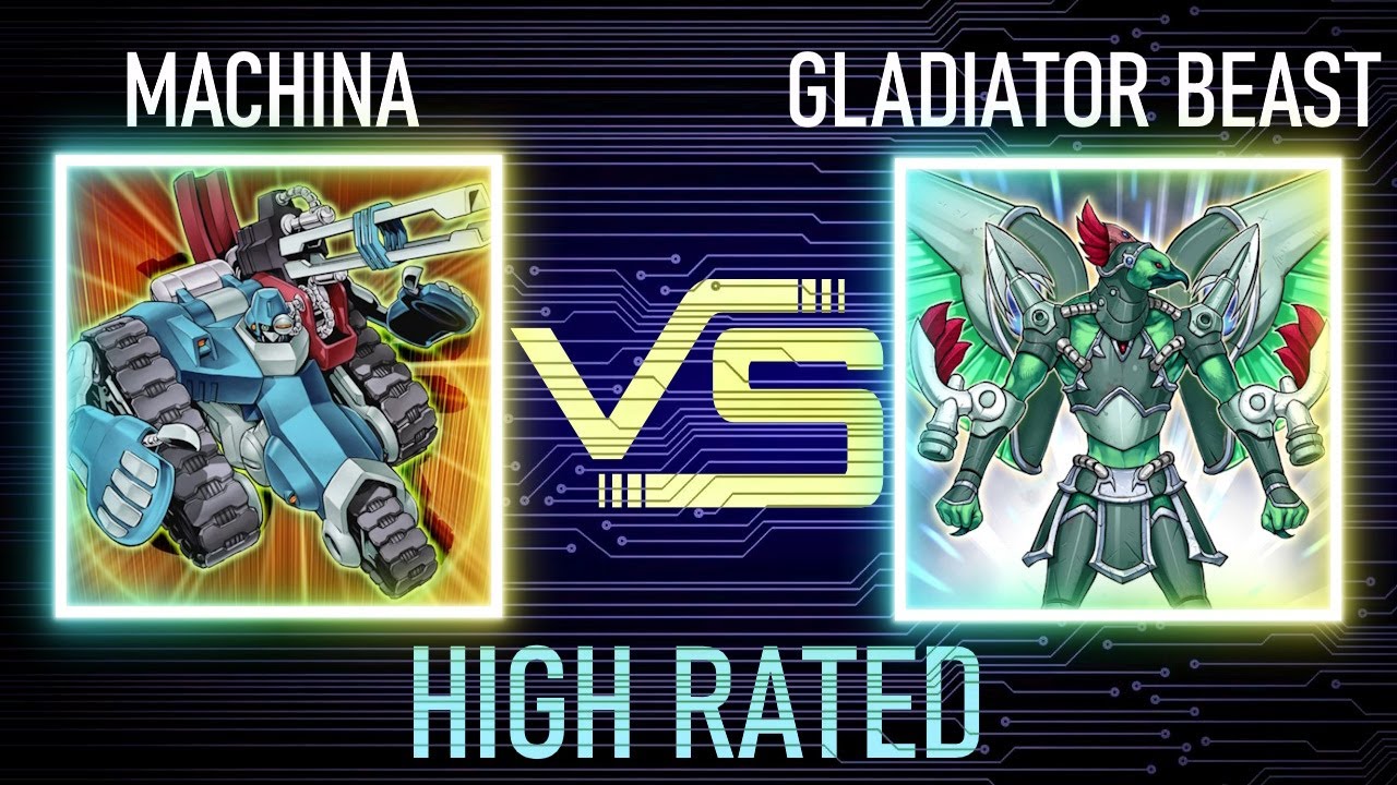 Machina vs Gladiator beast | High Rated | Edison Format | Dueling Book