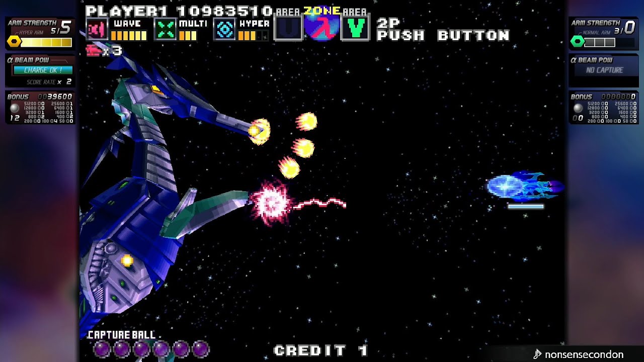 GダライアスHD ライトニングコロナタス（オトシゴ、下ver） ノーミス