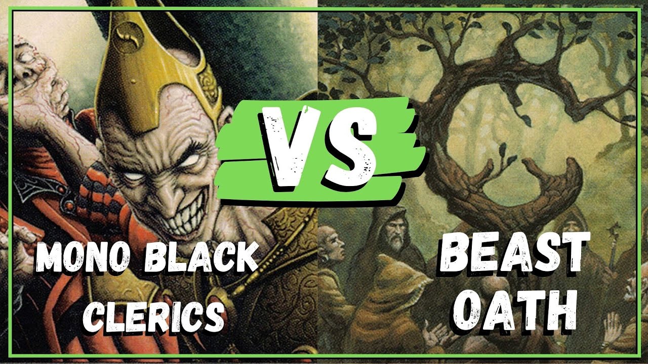 MONO BLACK CLERICS vs BEAST OATH round 2: PREMODERN MONTHLY