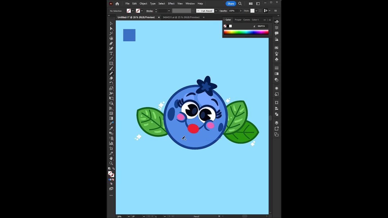 Draw Inside in #illustrator #design #shorts