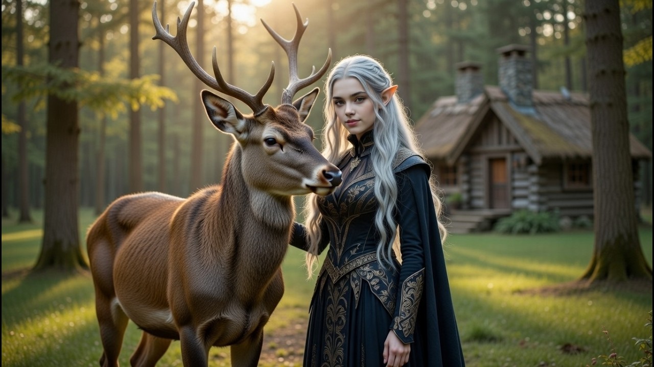 The Daily Life of an Elf Healer in the Deep Forest