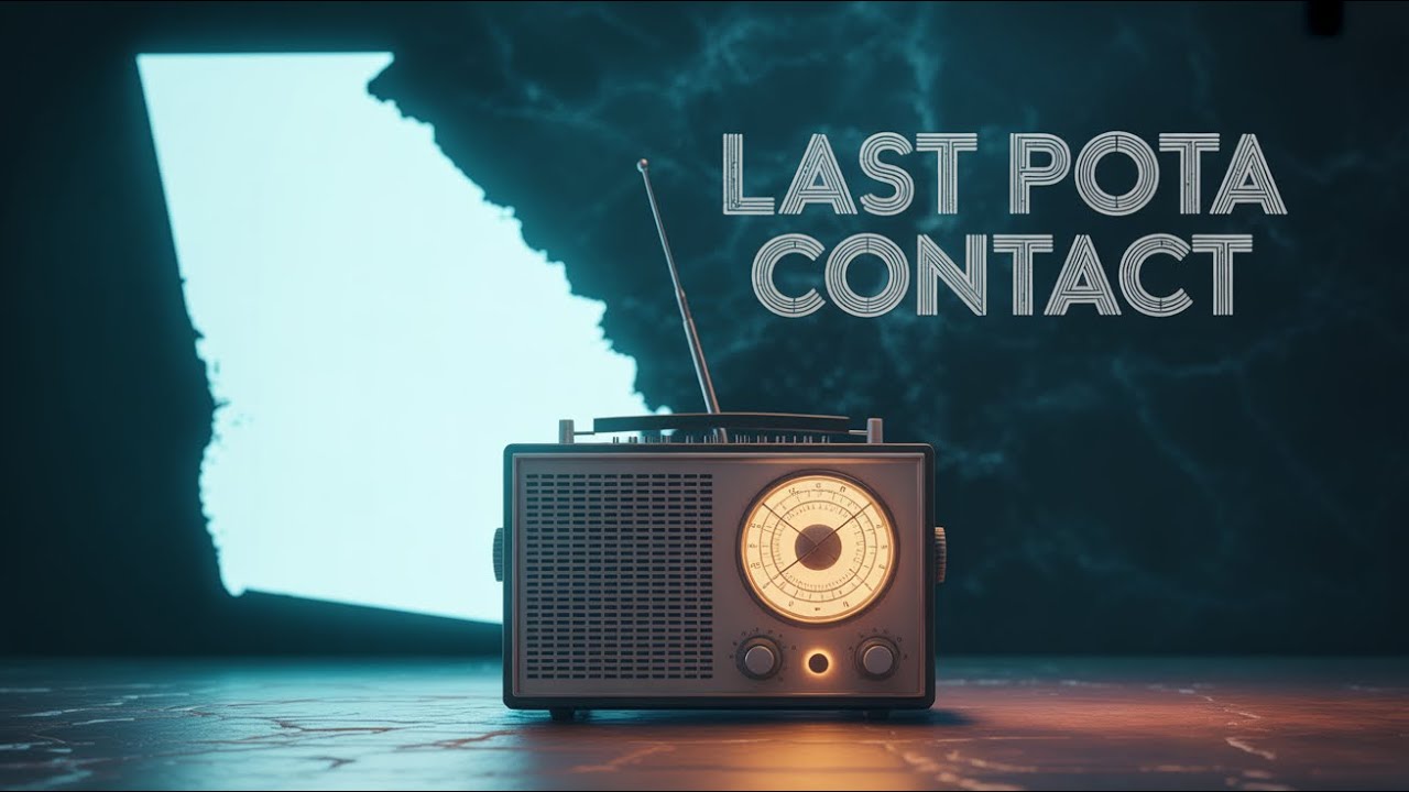 Can you believe it? I made the last POTA contact!