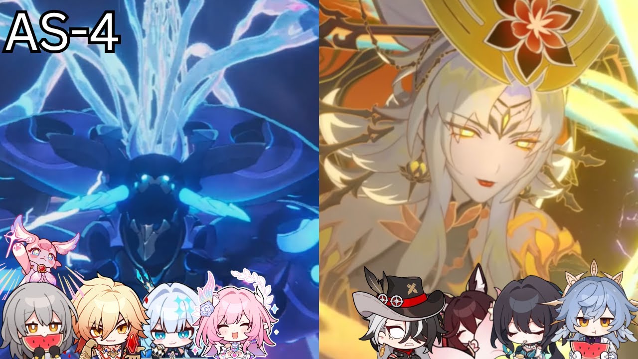 HSR 3.7 Apocalyptic Shadow 4 - E0S1 Mydei, E0S1 Boothill, E1S1 Cyrene (3718/3609)