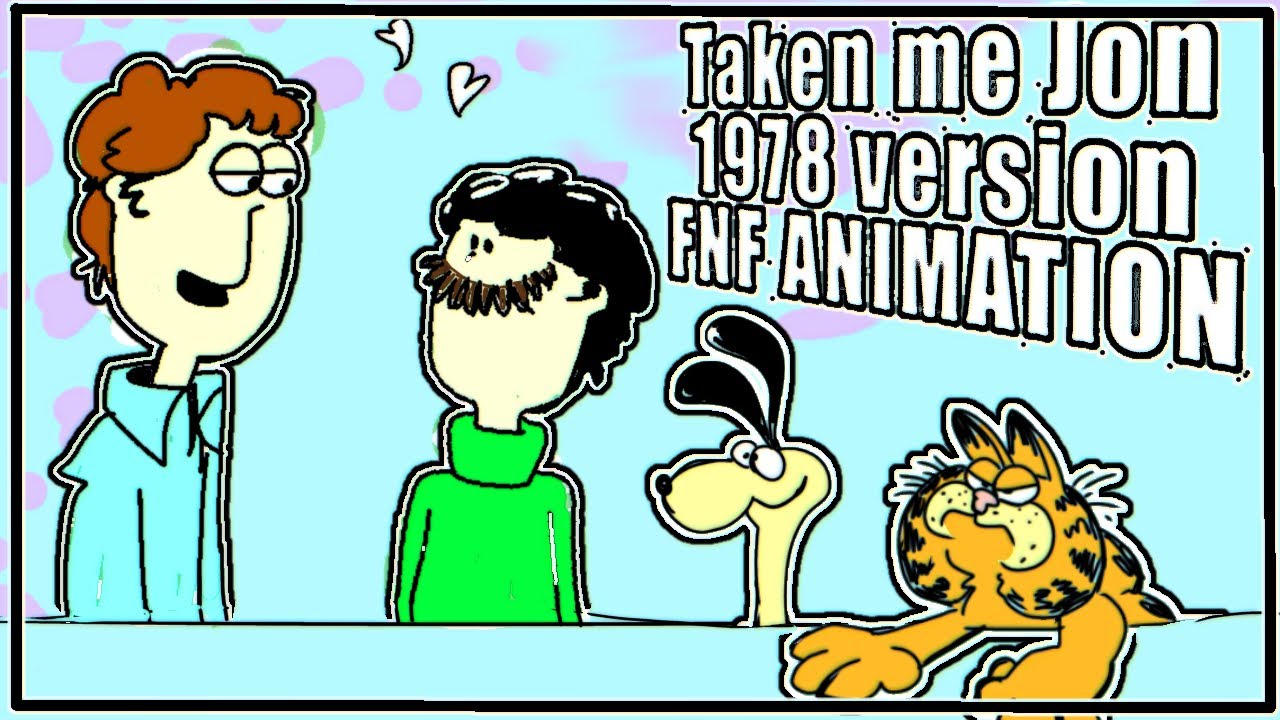 TAKE ME JON 1978 version FNF ANIMATION  (Fnf vs gorefield v2)
