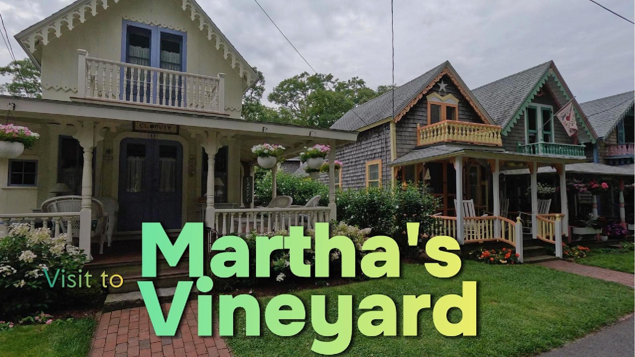 Experience Martha's Vineyard | Walking Tour and Ferry Ride | Famous Gingerbread Houses