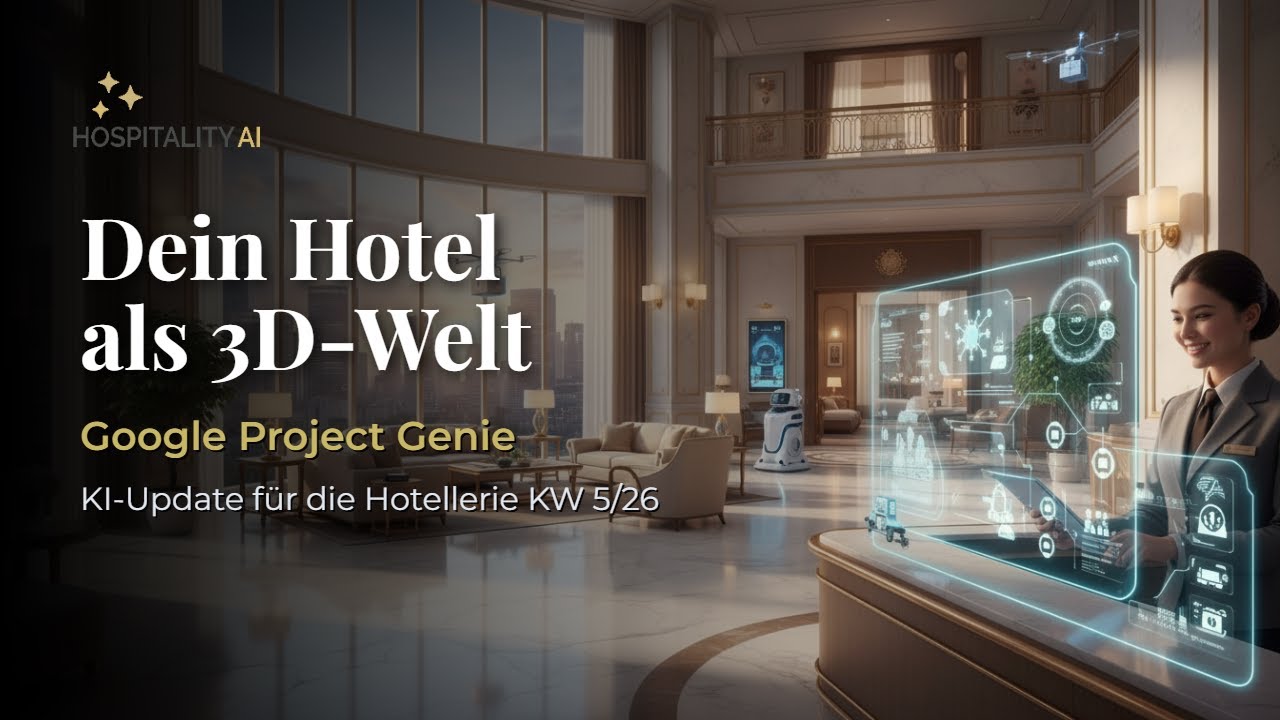 Das Ende von 360°-Fotos? Google baut 3D-Hotels und steuert Chrome - KI-Update Hotellerie KW 5/26