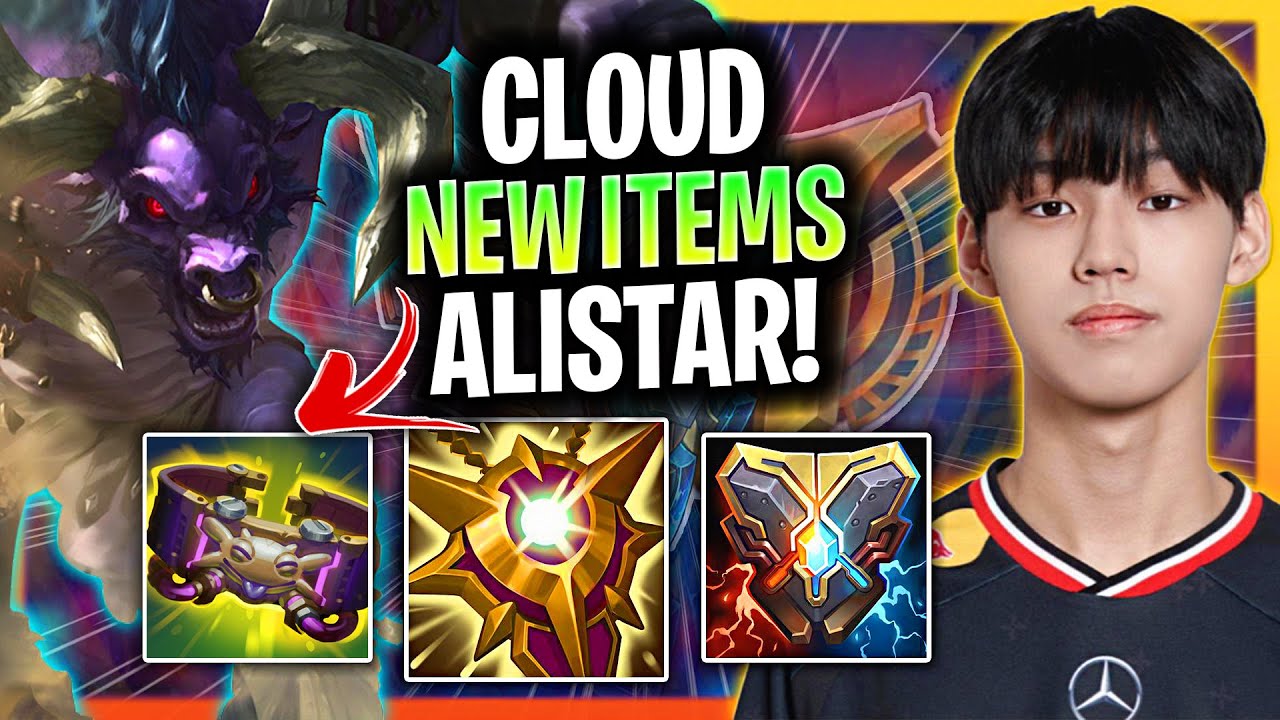 CLOUD TRIES ALISTAR WITH NEW ITEMS! | T1 Cloud Plays Alistar Support vs Pyke!  New Season 2026