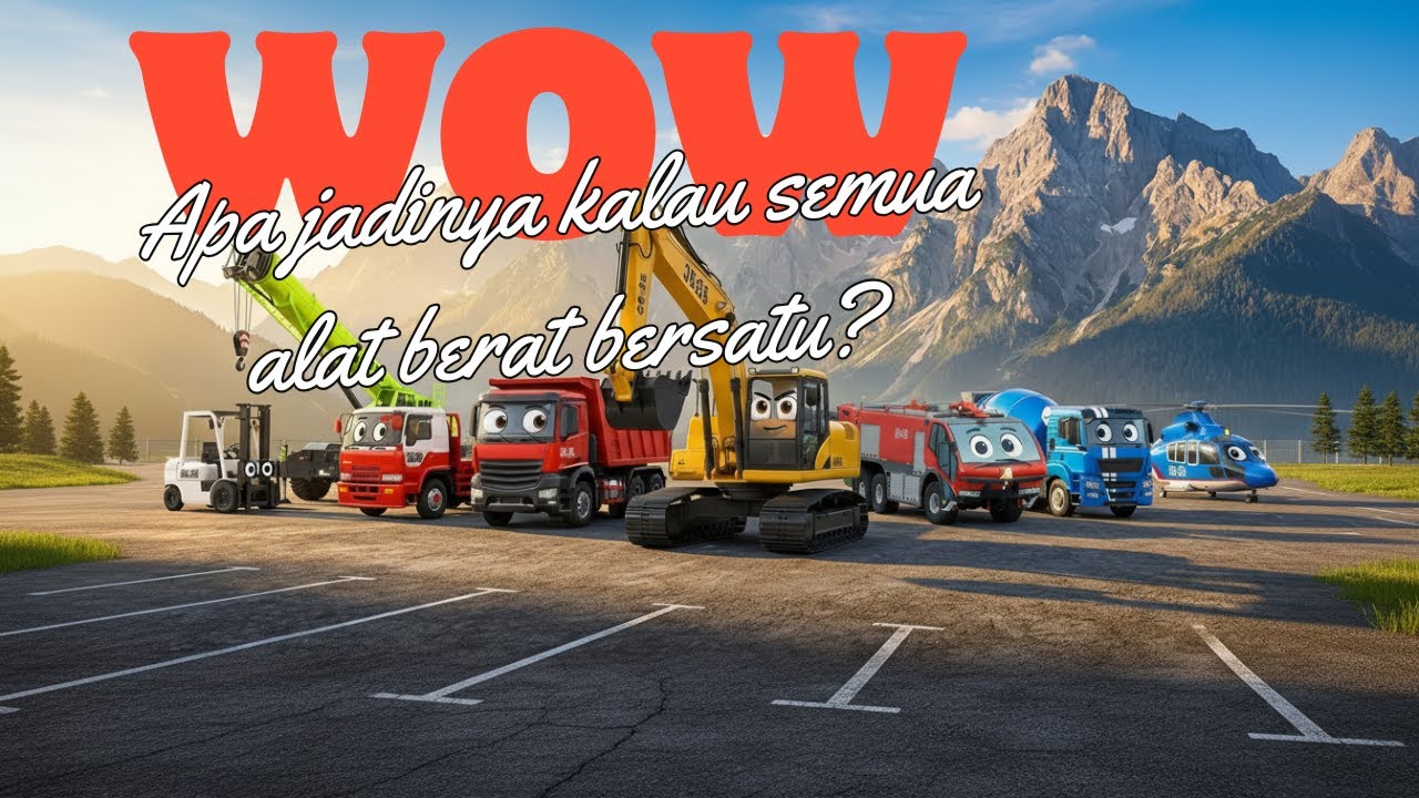 Tunggu dulu❗ Jangan berkedip!Ada tim alat berat super seru yang akan kamu temui‼️
