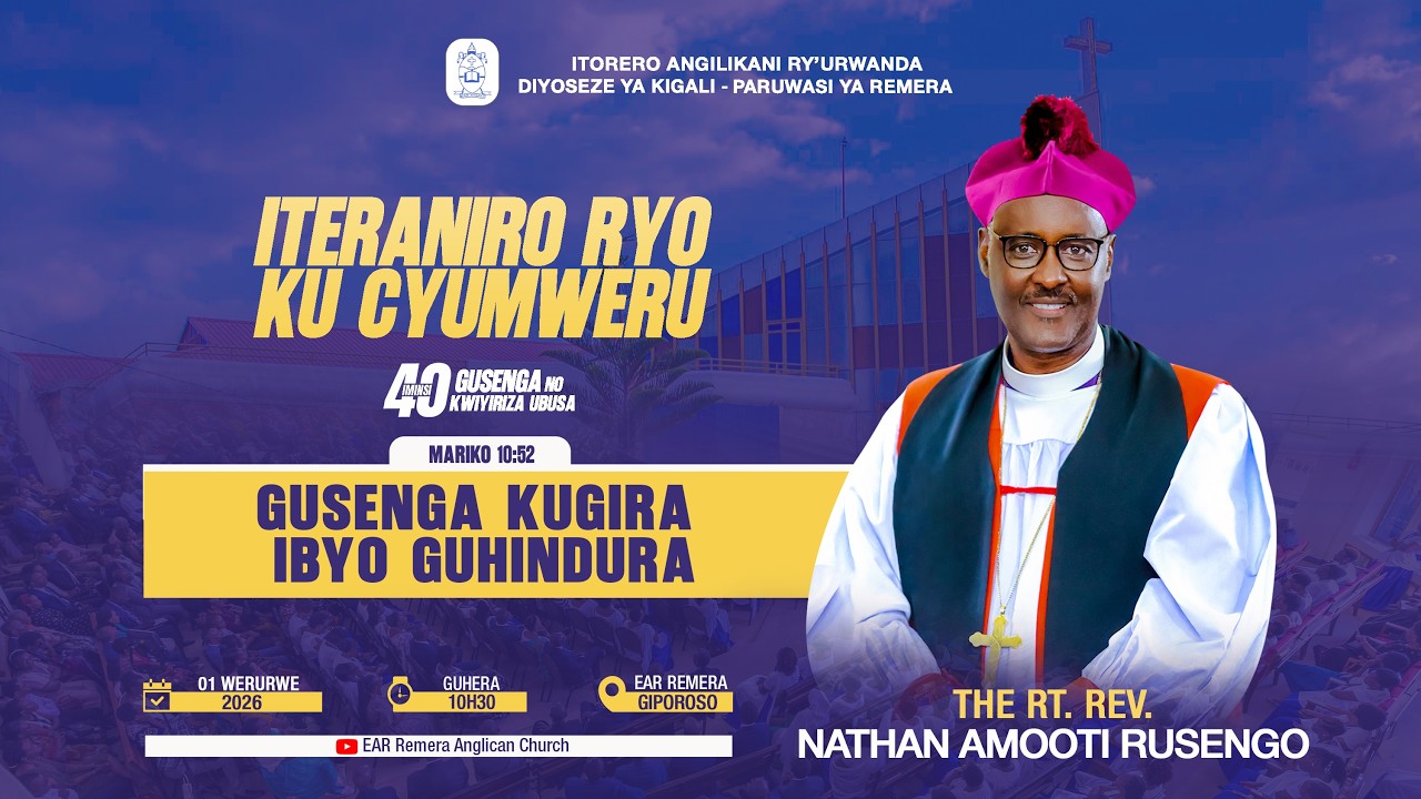 UMUNSI WA 7: GUSENGA KUGIRA IBYO GUHINDURA BY Bishop Nathan Amooti RUSENGO.