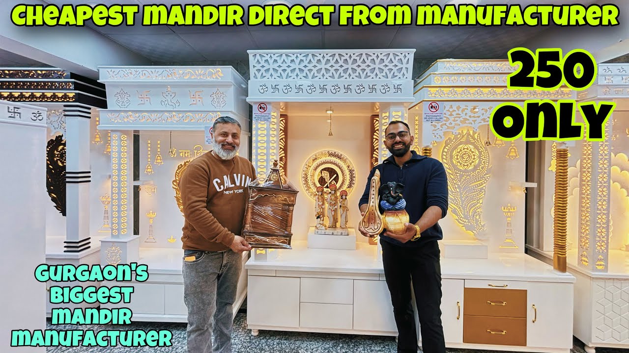 Cheapest Mandir Direct from Manufacturer | Gurgaon’s Biggest Manufacturer #mandir #furniture #decor