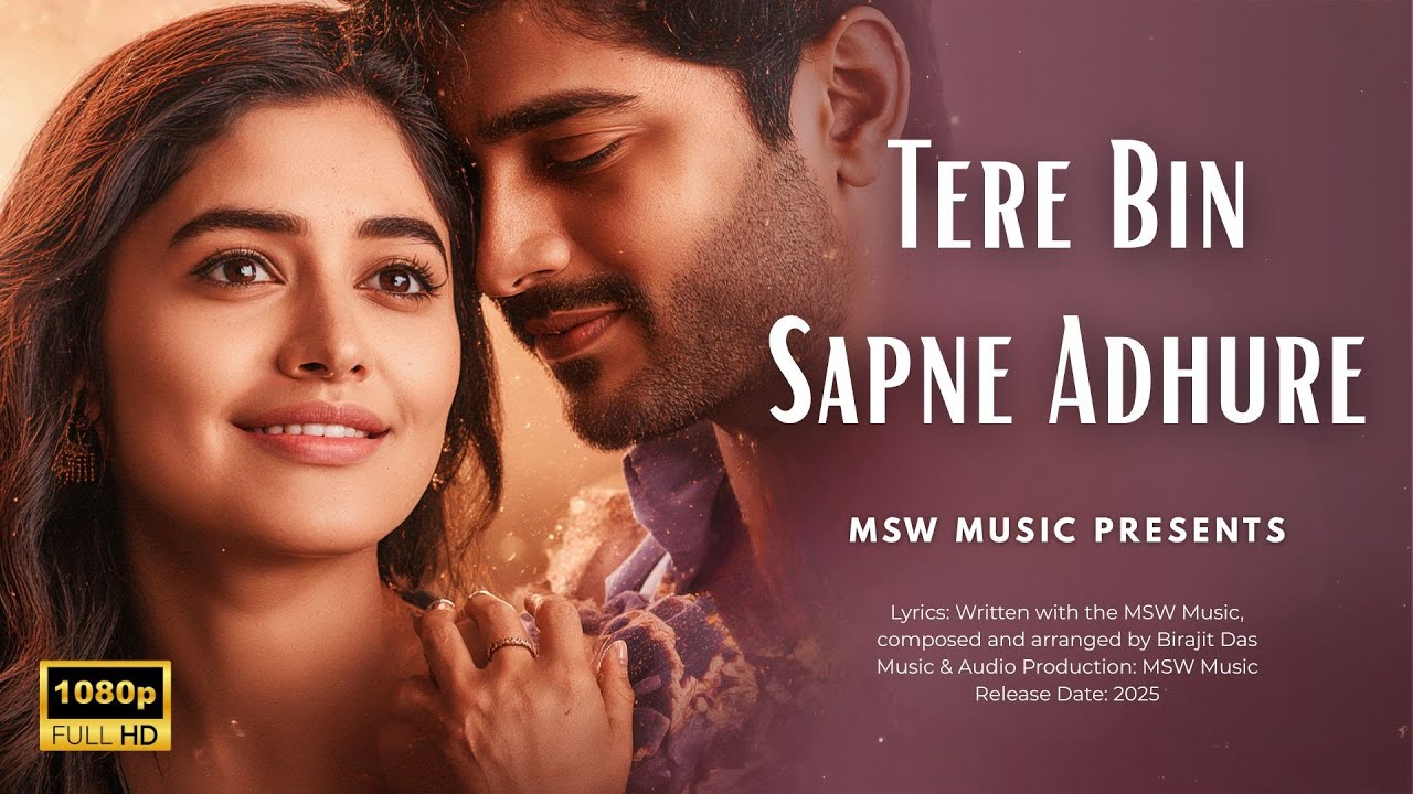 🎵 TERE BIN SAPNE ADHURE | Bollywood Romantic Song 2025 | MSW Music Presents 🎵