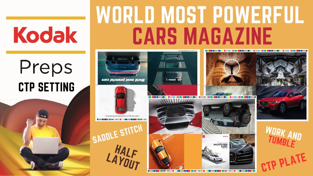 25. World Most Power Cars Magazine Imposition on Plate Setting CTP
