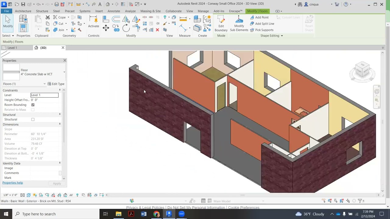 Revit - Flooring Shortcuts