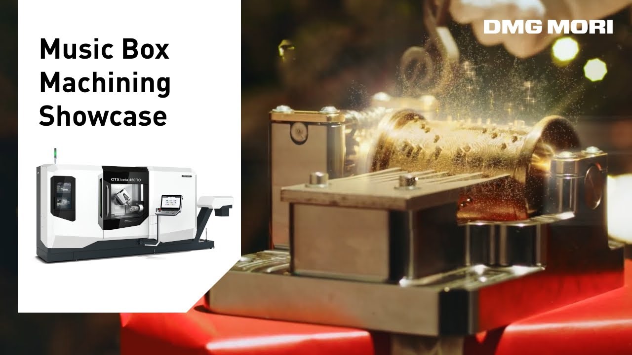 Happy Holidays – Machining Process of a Music Box on the CTX beta 450 TC