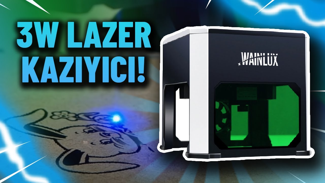 Harici Lazer Modülü & WAINLUX K6 3000mW Lazer Kazıyıcı İncelemesi