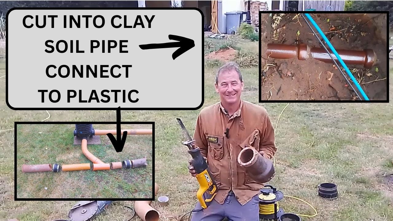 Cutting into CLAY SOIL PIPE using a Reciprocating Saw