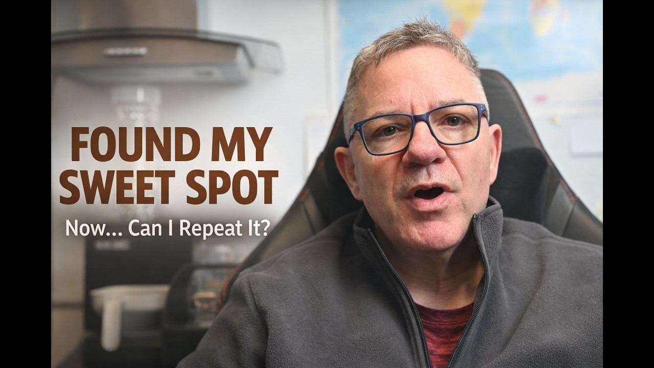 Gene Café CBR 301 | House Espresso Journey | Finding My Sweet Spot Before Chasing Consistency