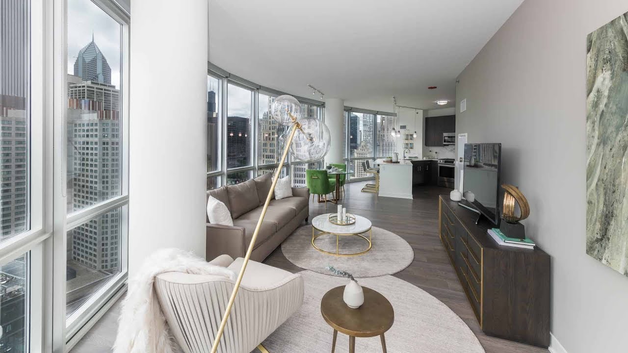 A 2-bedroom, 2-bath model at Streeterville's new 465 North Park