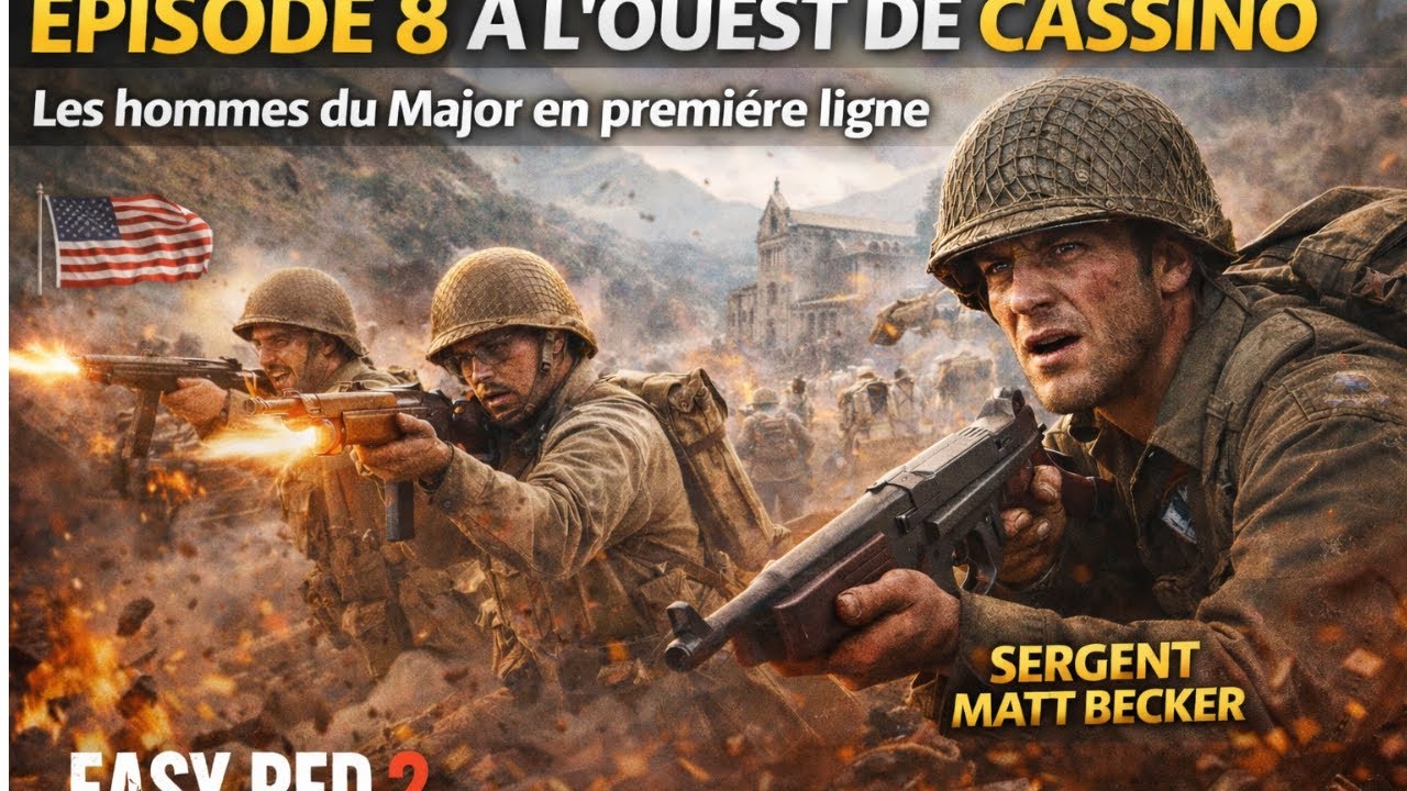 ÉPISODE 8 – L’assaut à l’Ouest de Cassino | Les hommes du Major en première ligne