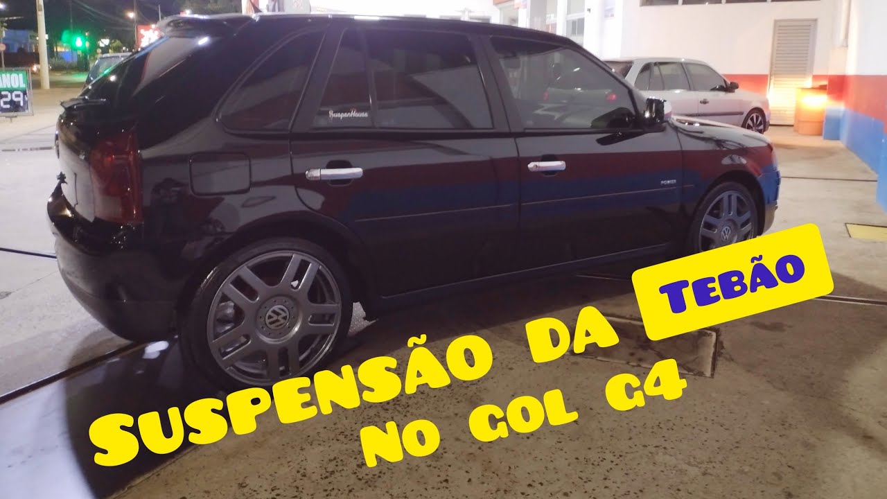 suspens&atilde;o fixa teb&atilde;o e rodas vr6 no gol g4, *ficou muito top*